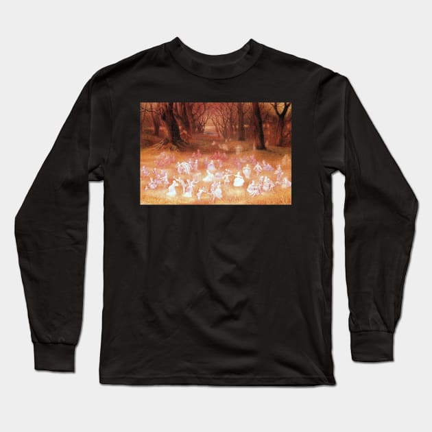 The Haunted Park - Richard Doyle Long Sleeve T-Shirt by forgottenbeauty